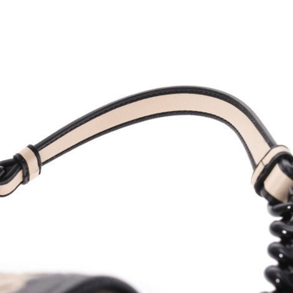 Bottega Veneta Chain Handbag Ivory White Black Lambskin Bottega Veneta - Picture 4 of 12